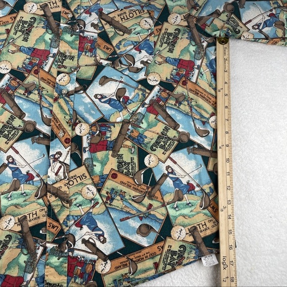 Boston Prepatory Company Shirt Men’s L Female Golfer Collared USA Made Vtg Rare - Picture 4 of 13